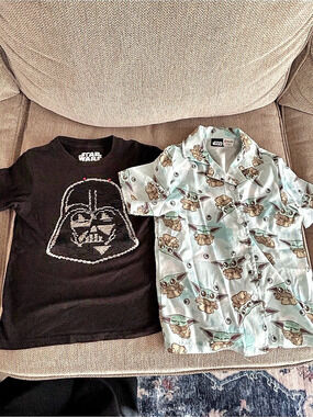Star Wars Shirt Bundle 4T/XS Grogu Dark side